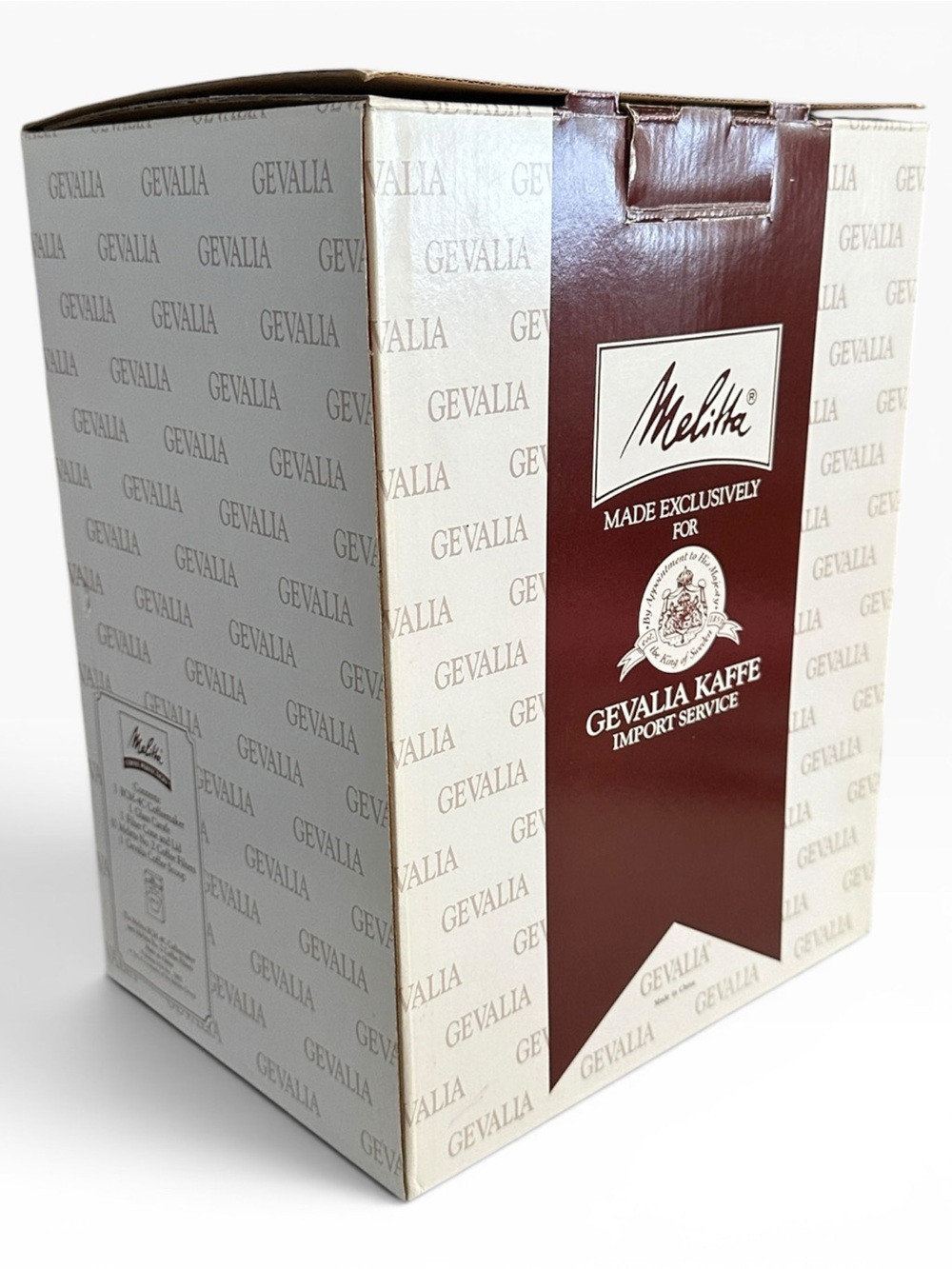 Melitta Gevalia Kaffe 4 Cup Coffee Maker White in Box Brand New